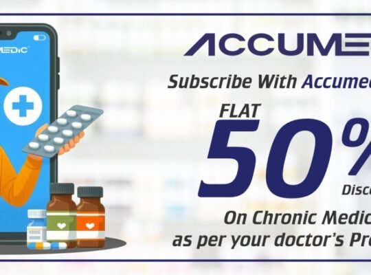 Accumedic _ Chronic mediciens on 50% Discount Indian Digital Ads