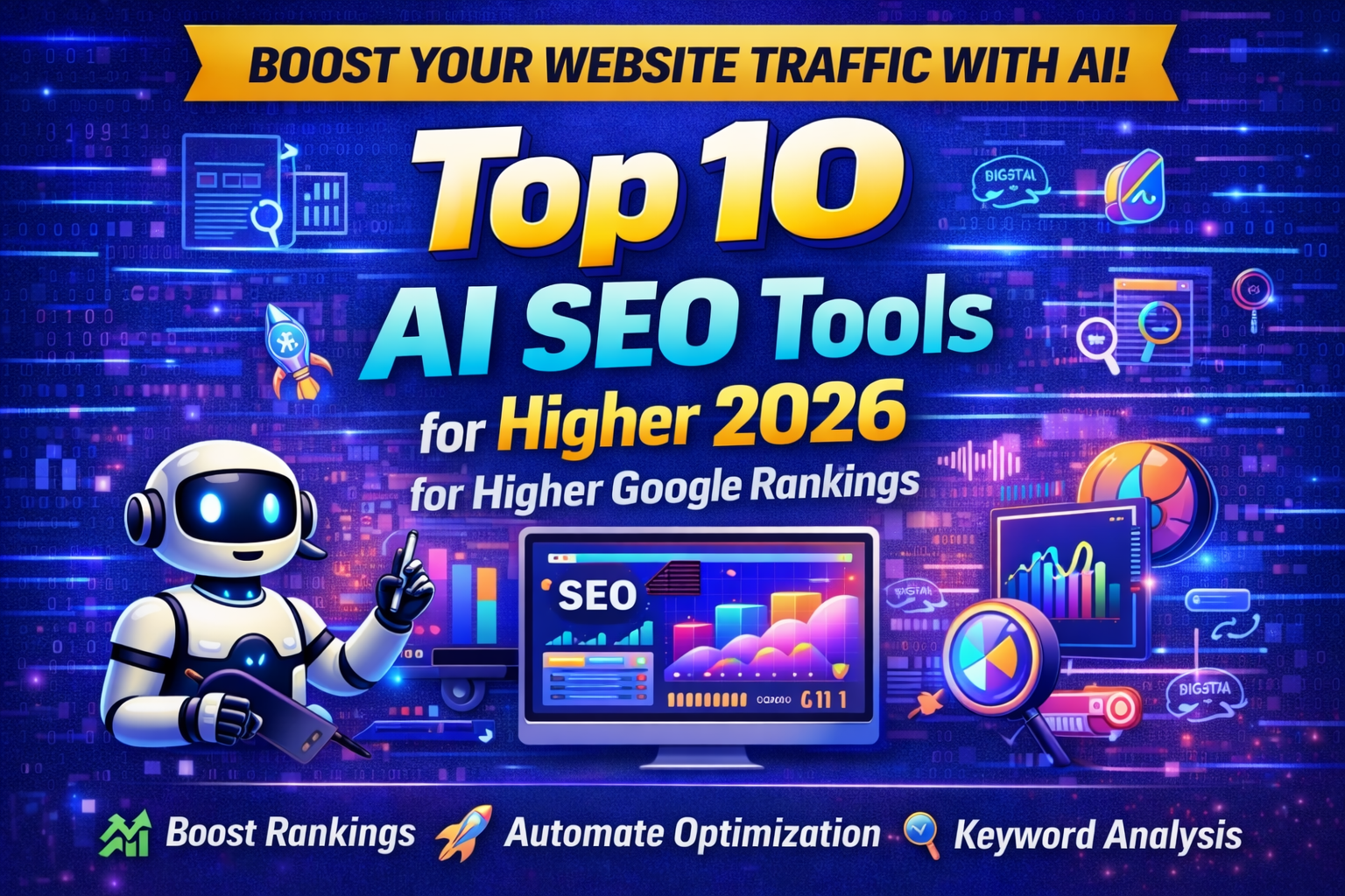 TOP 10 AI SEO TOOLS