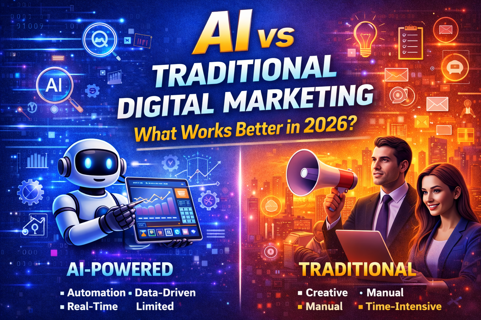 AI vs Traditional Digital Marketing